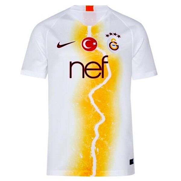 Camiseta Galatasaray SK Replica Tercera Ropa 2018/19 Blanco